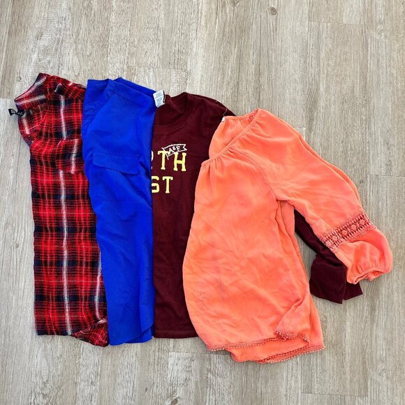 Womens Bundle of 4 Long Sleeve Shirts - XS - Picture 1 of 7